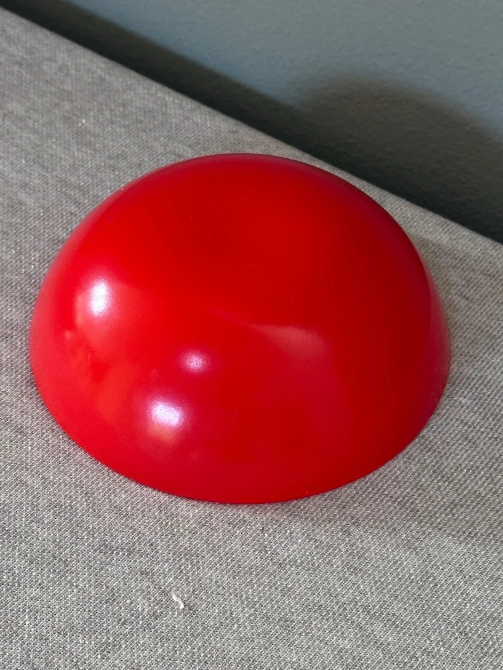 Vintage Red Glass Bowls-Set of 2
